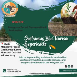 APTDC COMMUNITY ENGAGEMENT AND MANGROVE FOREST CONSERVATION AT CHALE FOREST,DIANI KWALE COUNTY